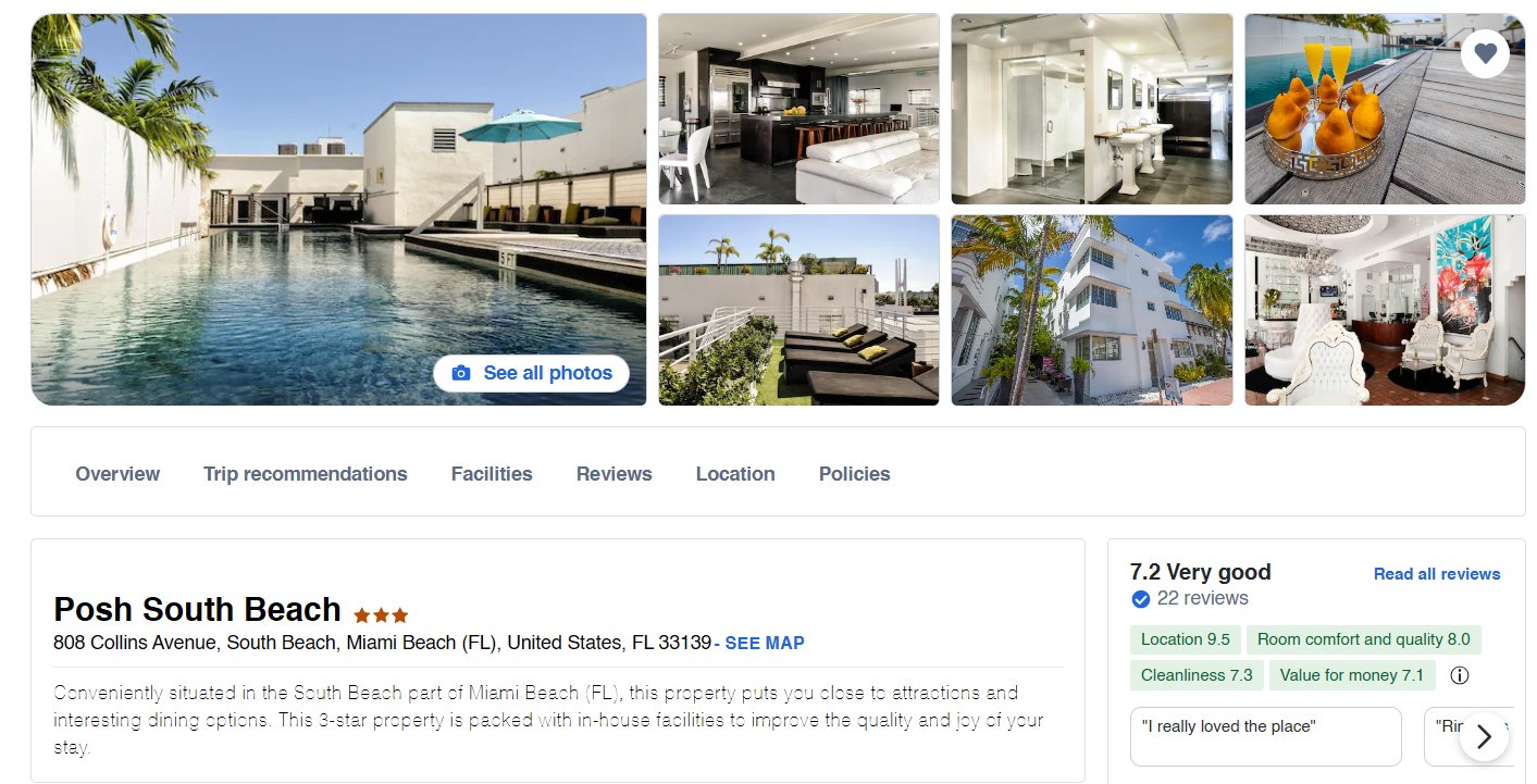 Posh South Beach Hostel